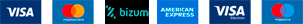 Logos de métodos de pago populares
